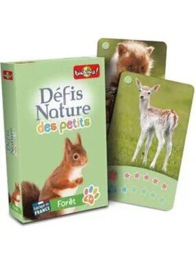Bioviva Défis Nature des Petits - Forêt French Card Game New in Box Ages 4